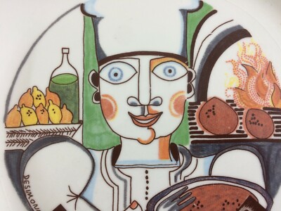 Cucina E Ristorazione: Piatto Pubblicitario Autogrill, Artista De Simone