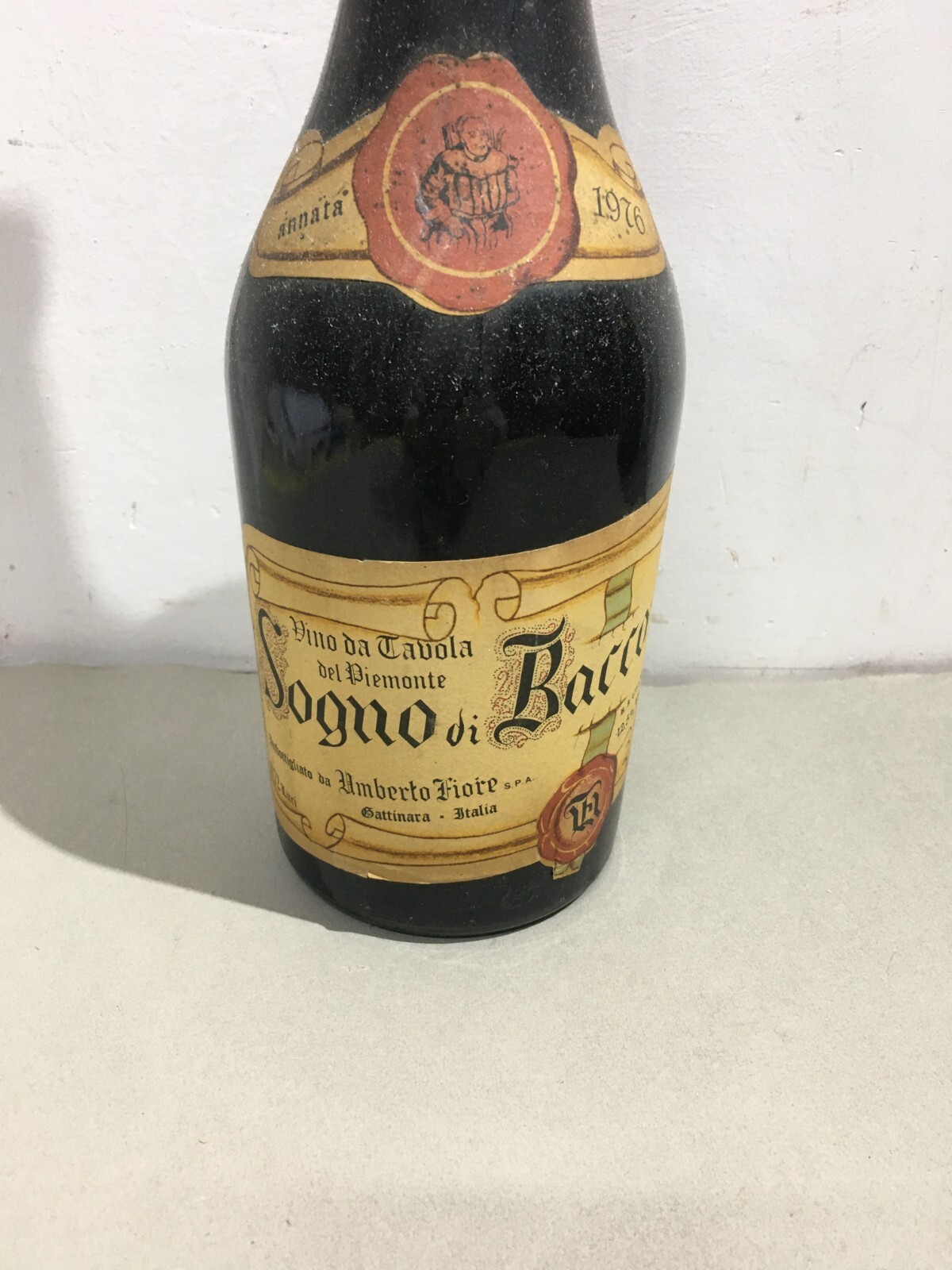 Enologia, Vini, Piemonte, Gattinara: Sogno Di Bacco, Fiore, 1976, Vino Da Collezione