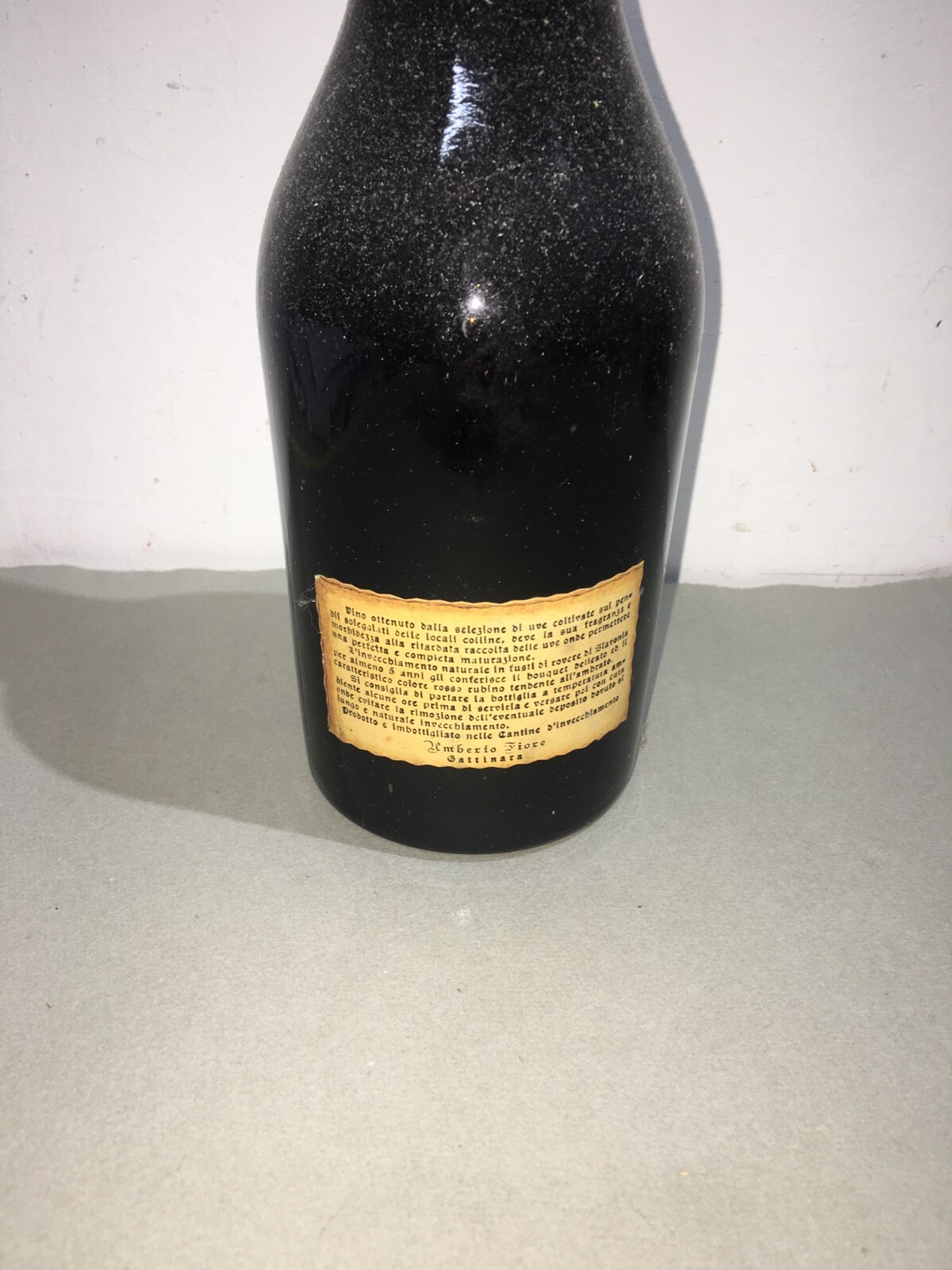 Enologia, Vini, Piemonte, Gattinara: Sogno Di Bacco, Fiore, 1976, Vino Da Collezione