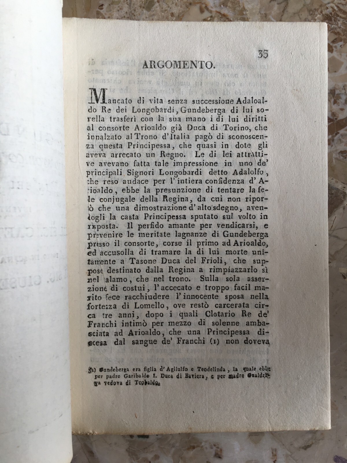Teatro Ballo Pantomimico: Gundeberga Gioja, Coppini Longobardi Pavia, Senigallia