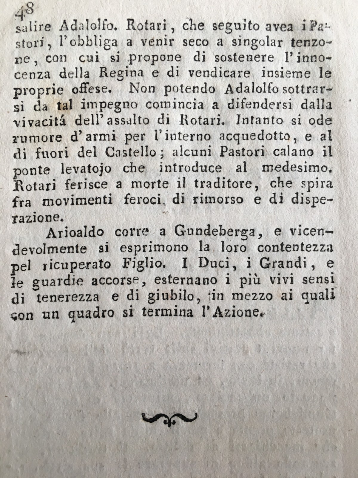 Teatro Ballo Pantomimico: Gundeberga Gioja, Coppini Longobardi Pavia, Senigallia
