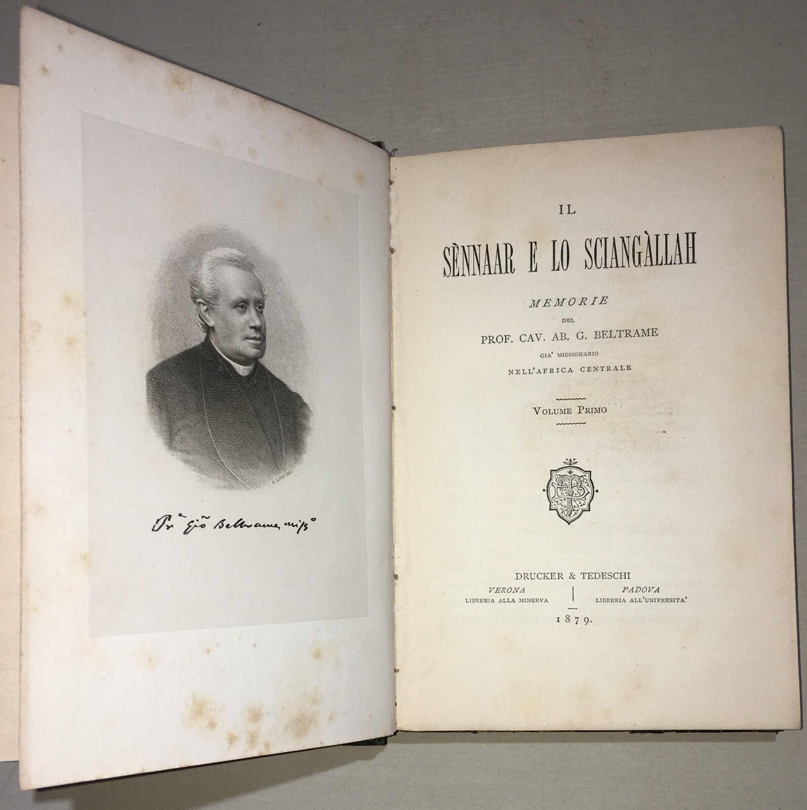 Il Sennaar E Lo Sciangallah: Memorie Di Giovanni Beltrame (1879)