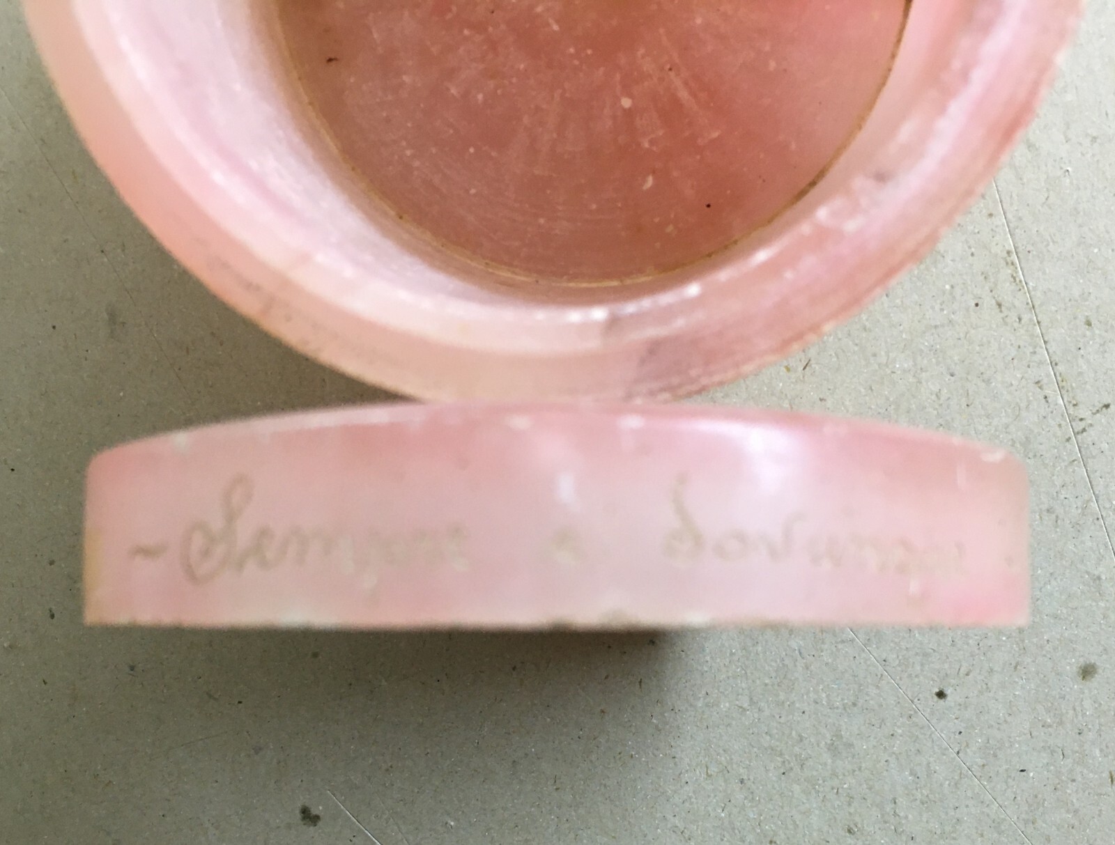 Scatola Militare In Alabastro Rosa Del 7° Reggimento Artiglieria, 1935