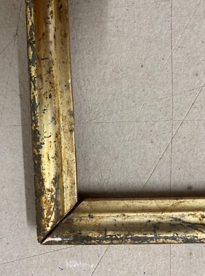 Cornice Antica In Legno Dorato A Mecca