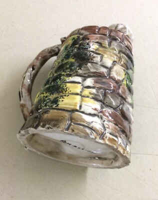 Sardegna: Nuraghe In Ceramica Di Massidda (bottiglia E Tazze)