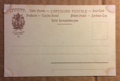 Papa Sotero: Cartolina Cromolitografica Di L. Ferloni, 1903