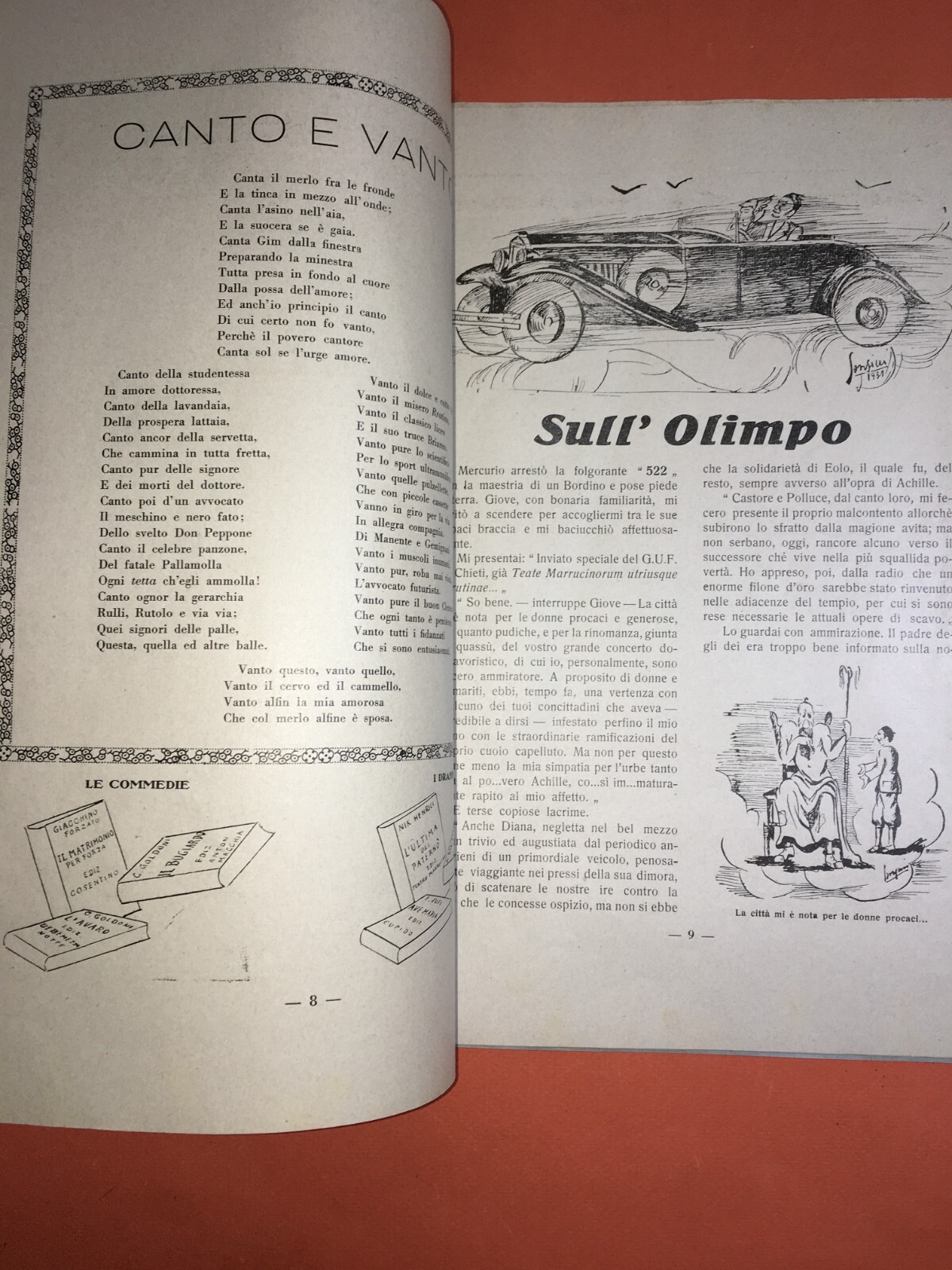 Chieti: "Acqua Di Maggio", Numero Unico Del G.U.F., 1931