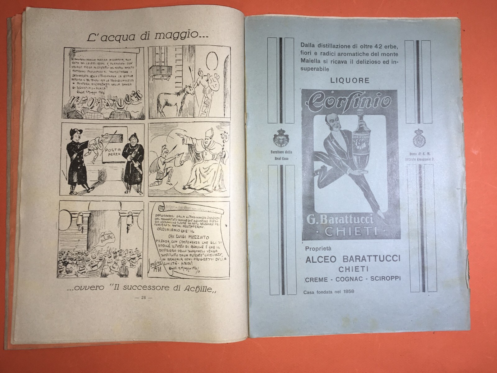 Chieti: "Acqua Di Maggio", Numero Unico Del G.U.F., 1931