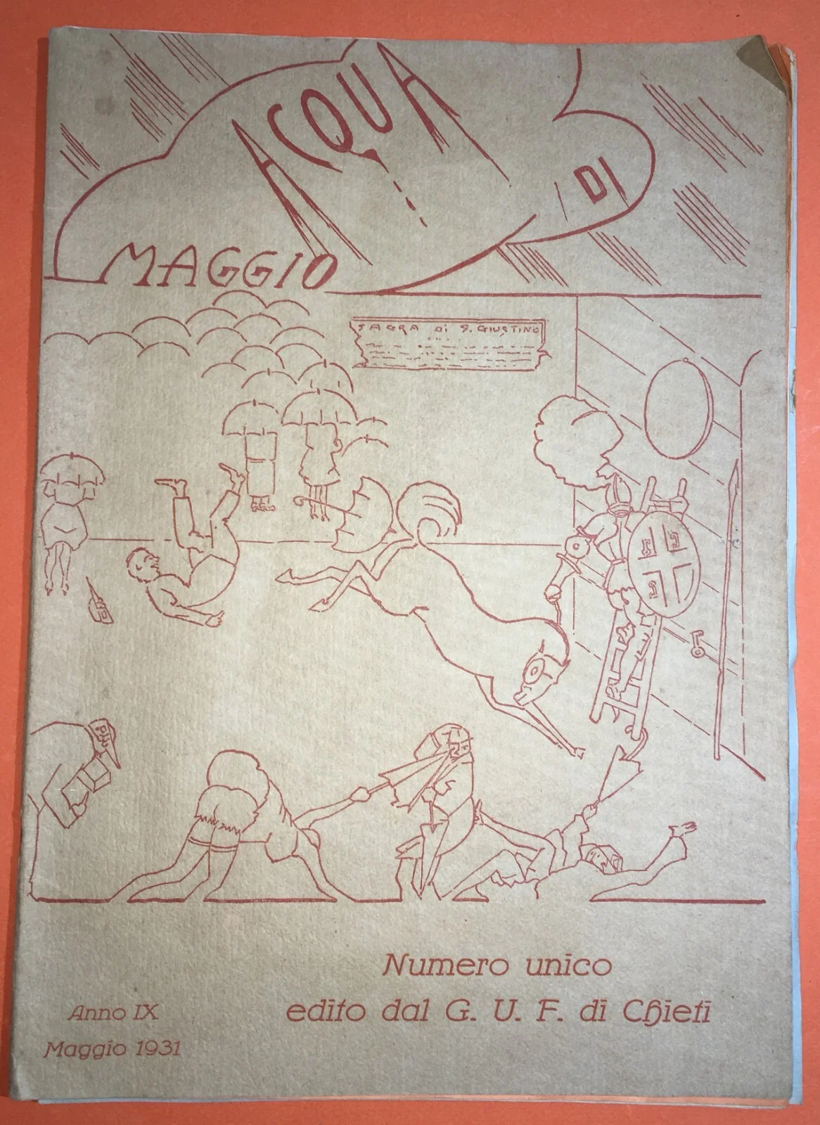 Chieti: "acqua di Maggio", Numero Unico del G.u.f., 1931
