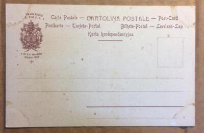 Papa Formoso: Antica Cartolina Cromolitografica, Serie Pontefici, Stabilimento Armanino