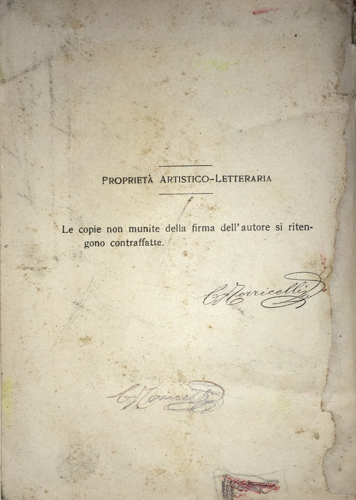 Arte: Studio Di Decorazione. Antica Stampa A Colori Di Torricelli, Brescia.