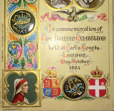 Arte, Industria Ed Esposizione Italiana A Londra, 1904: Dante Alighieri E Prosdocimi