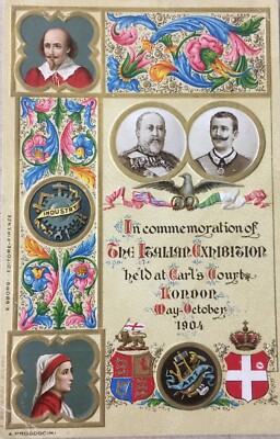 Arte, Industria Ed Esposizione Italiana A Londra, 1904: Dante Alighieri E Prosdocimi