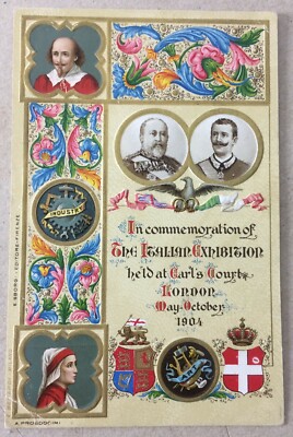 Arte, Industria Ed Esposizione Italiana A Londra, 1904: Dante Alighieri E Prosdocimi