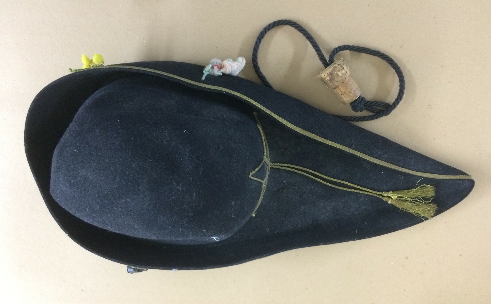Cappello Feluca Universitaria Goliardia Ingegneria Barbisio