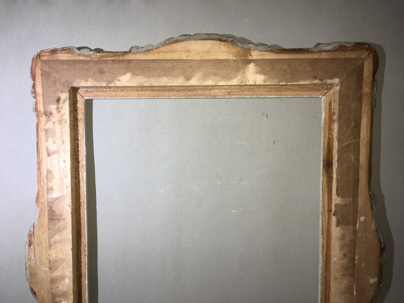 Cornice d'Epoca Decorativa In Legno Laccato E Dorato