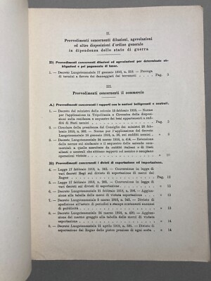 La Legislazione Italiana Durante La Guerra Nazionale (1919)