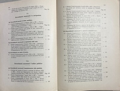 La Legislazione Italiana Durante La Guerra Nazionale (1919)