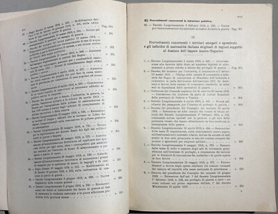 La Legislazione Italiana Durante La Guerra Nazionale (1919)