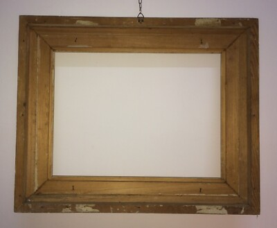 Cornice d'Epoca Con Decorazioni In Rilievo E Laccatura Fiorentina, 1920 1940