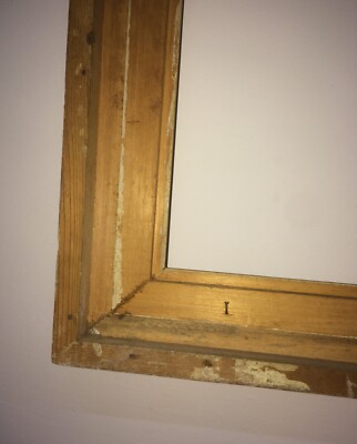 Cornice d'Epoca Con Decorazioni In Rilievo E Laccatura Fiorentina, 1920 1940