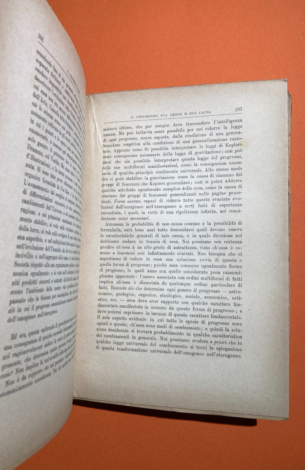 Il Progresso Umano: Scienza, Moda, Psicologia, Commercio   Spencer   Edizione Bocca, 1908