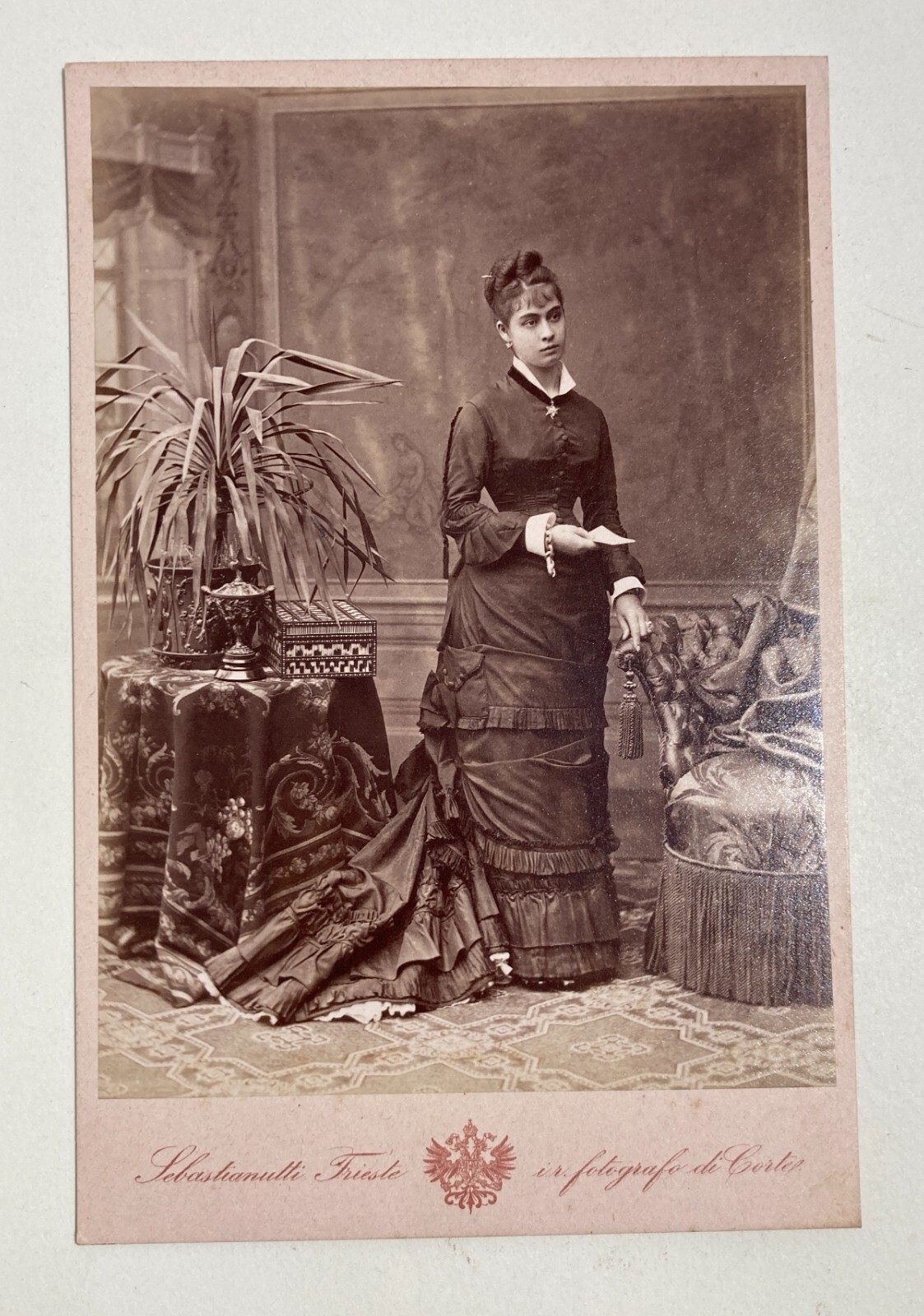 Trieste   Antica Fotografia Originale   Fotografo Sebastianutti   Fotografo Di Corte