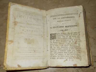 Napoli, Salerno, Eboli: Orazioni Di Gherardo Degli Angioli   Antica Edizione (1781)