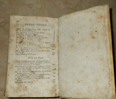 Napoli, Salerno, Eboli: Orazioni Di Gherardo Degli Angioli   Antica Edizione (1781)