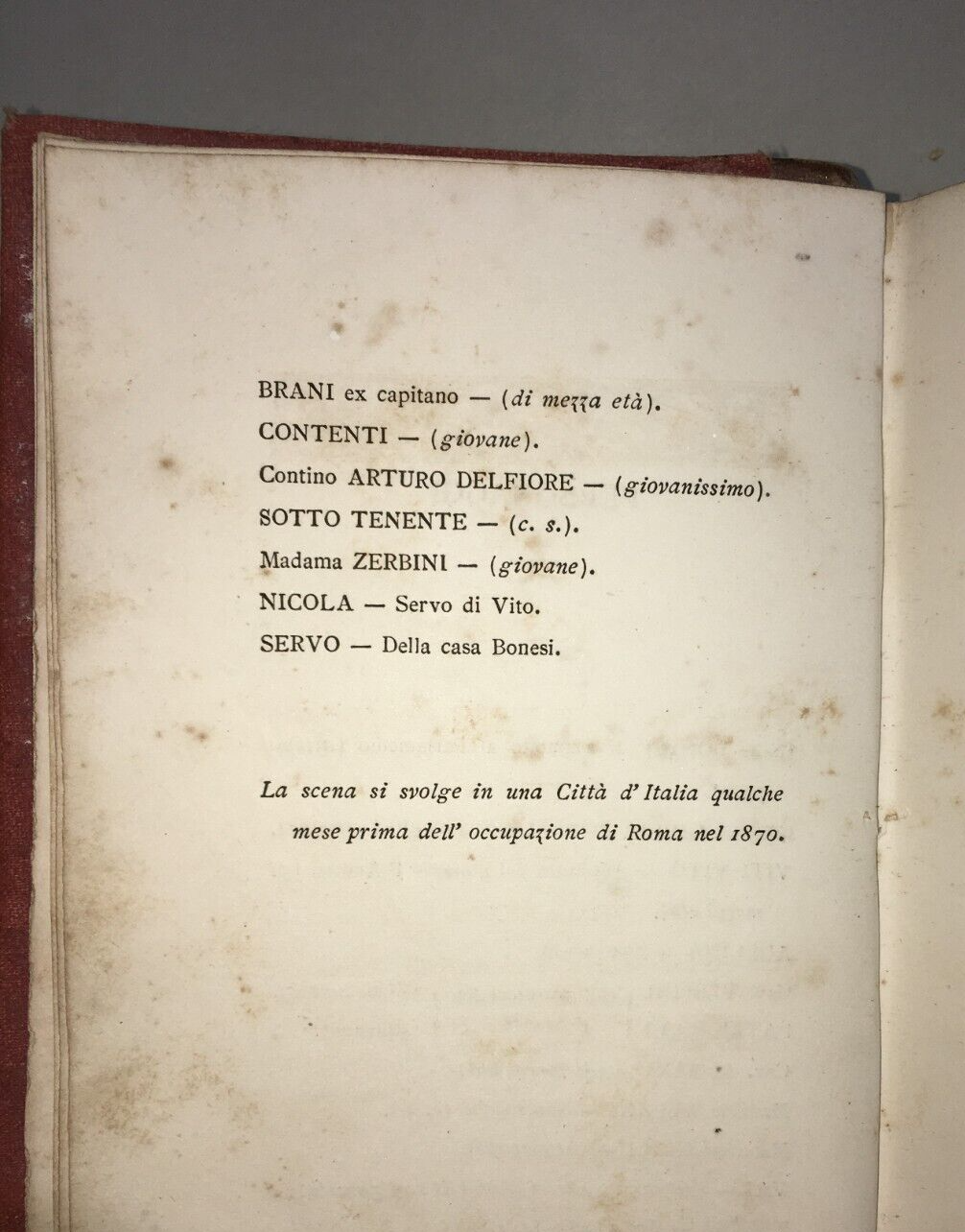 Teatro: Commedia In Versi Martelliani Di Silvio Barigazzi   Stampa Disonesta   1879