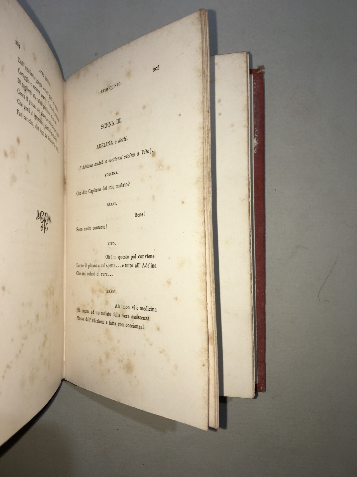 Teatro: Commedia In Versi Martelliani Di Silvio Barigazzi   Stampa Disonesta   1879