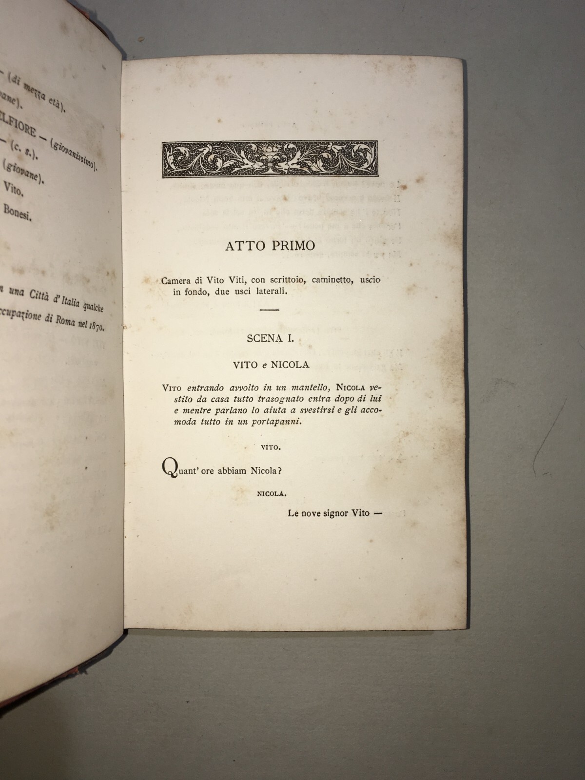 Teatro: Commedia In Versi Martelliani Di Silvio Barigazzi   Stampa Disonesta   1879