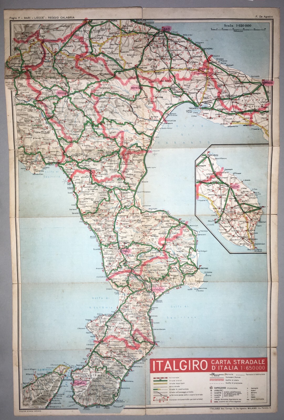 Santa Maria Di Montevergine: Antica Incisione Litografica Colorata A Mano