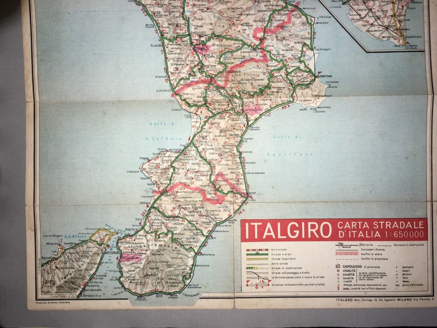 Santa Maria Di Montevergine: Antica Incisione Litografica Colorata A Mano