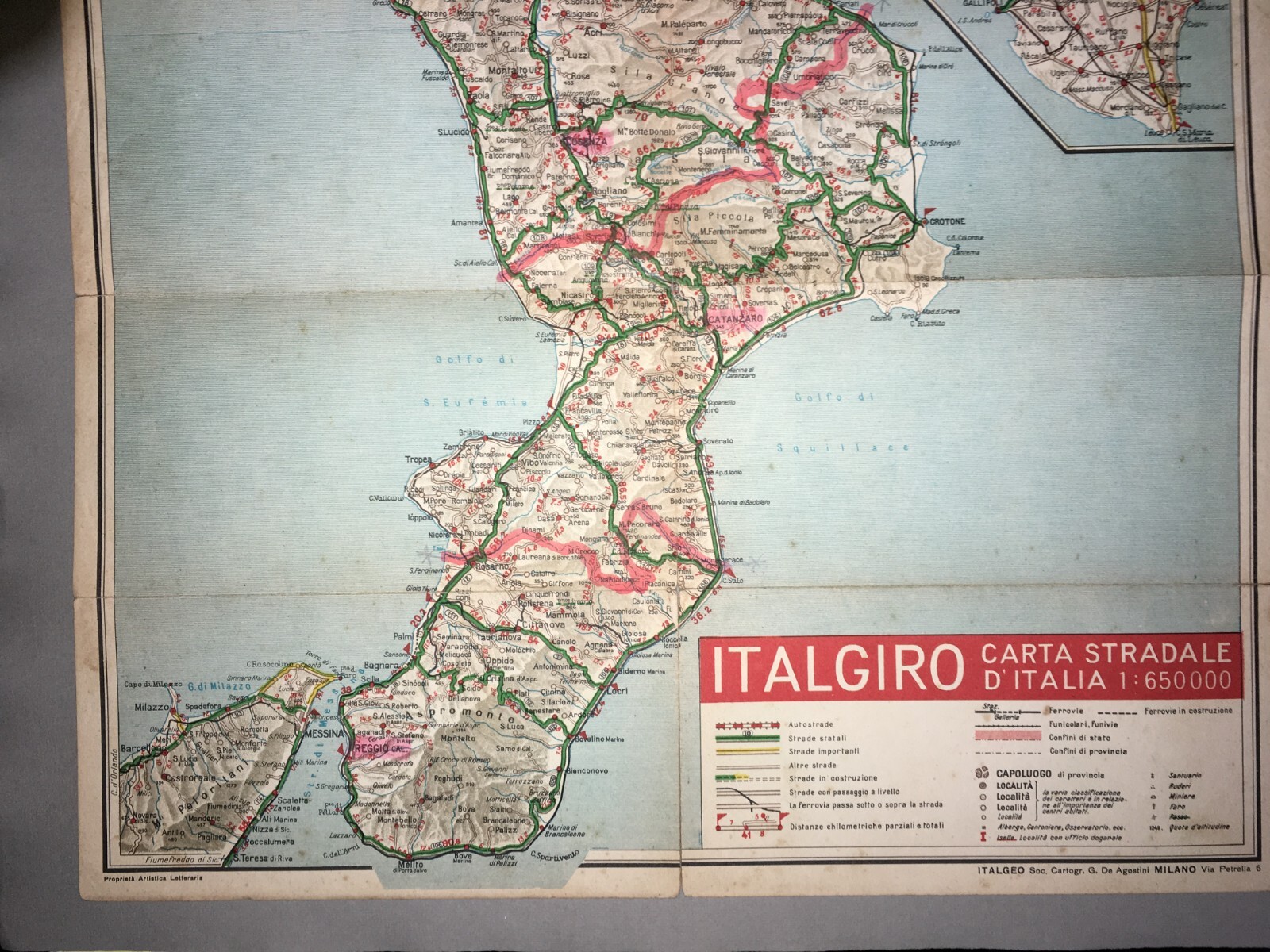 Santa Maria Di Montevergine: Antica Incisione Litografica Colorata A Mano