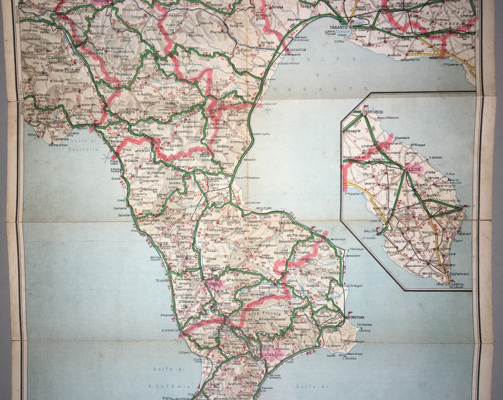 Santa Maria Di Montevergine: Antica Incisione Litografica Colorata A Mano