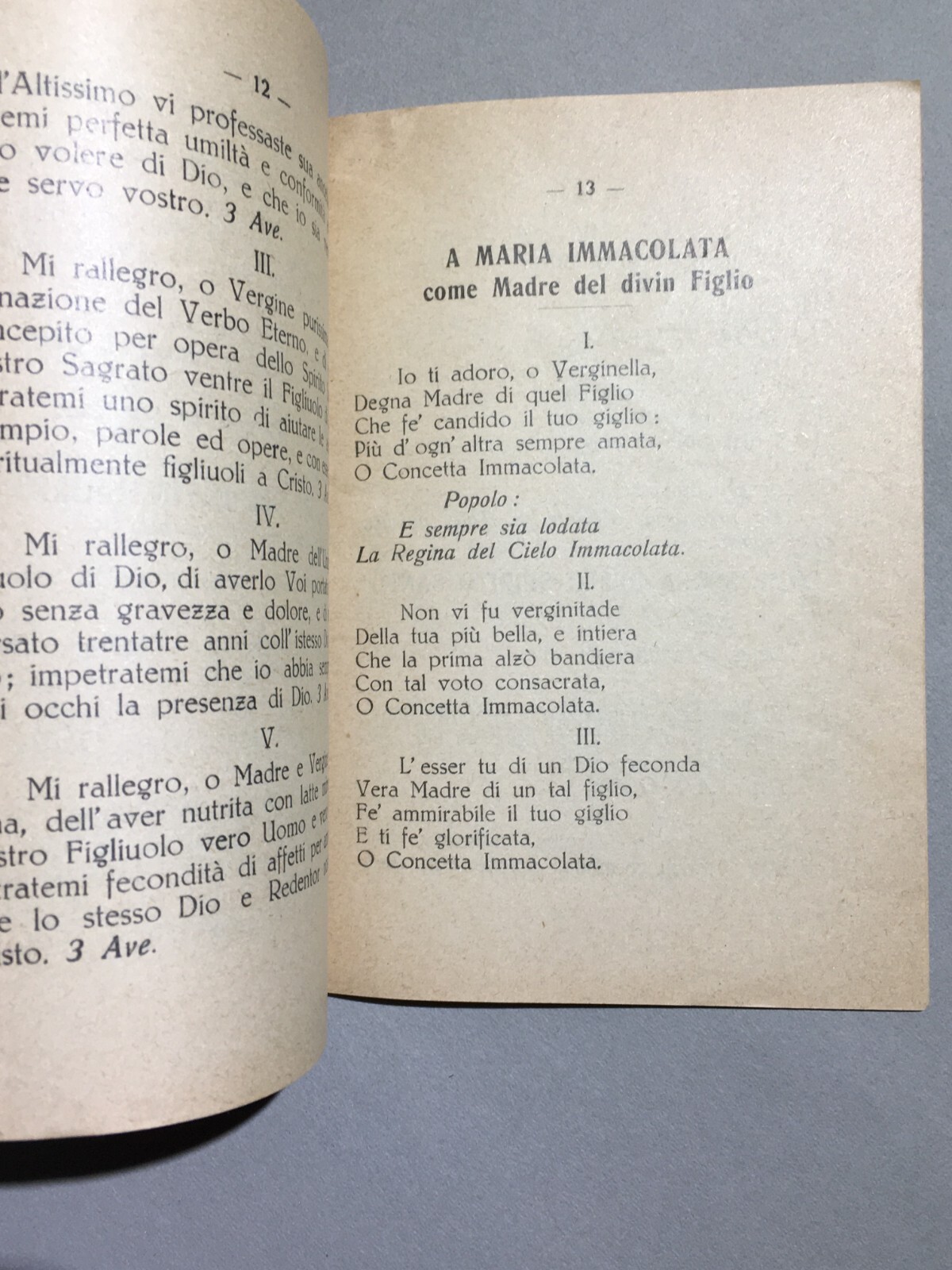 Puglia, Canosa, Barletta: Opera Devozionale, Novena E Litanie All'Immacolata, 1950