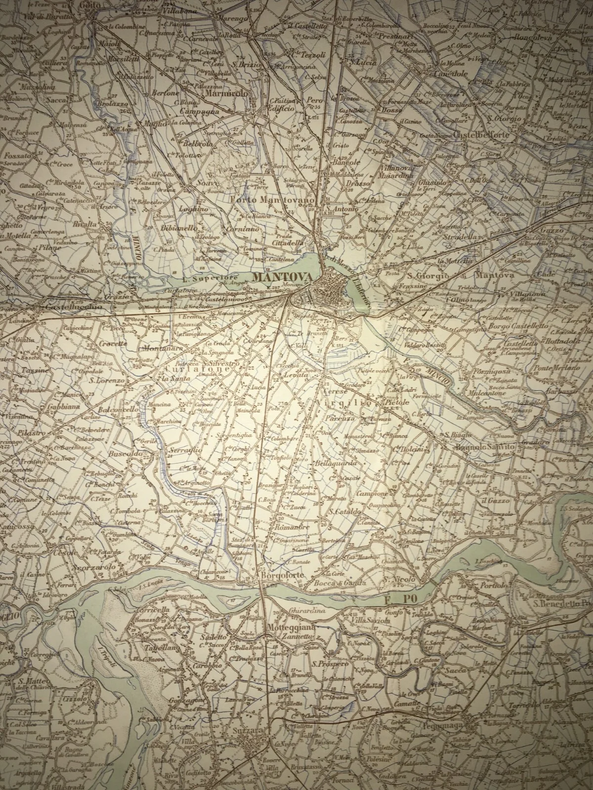 Militaria, Grande Cartografia d'epoca: Cremona, Parma, Verona, Garda e Viabilità, 1939