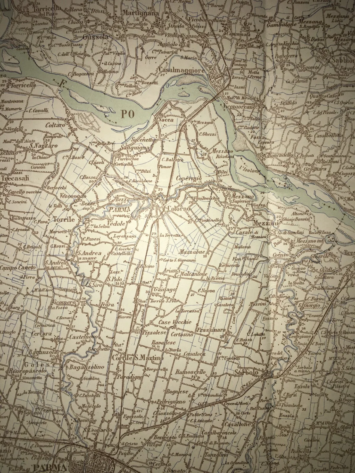 Militaria, Grande Cartografia d'epoca: Cremona, Parma, Verona, Garda e Viabilità, 1939