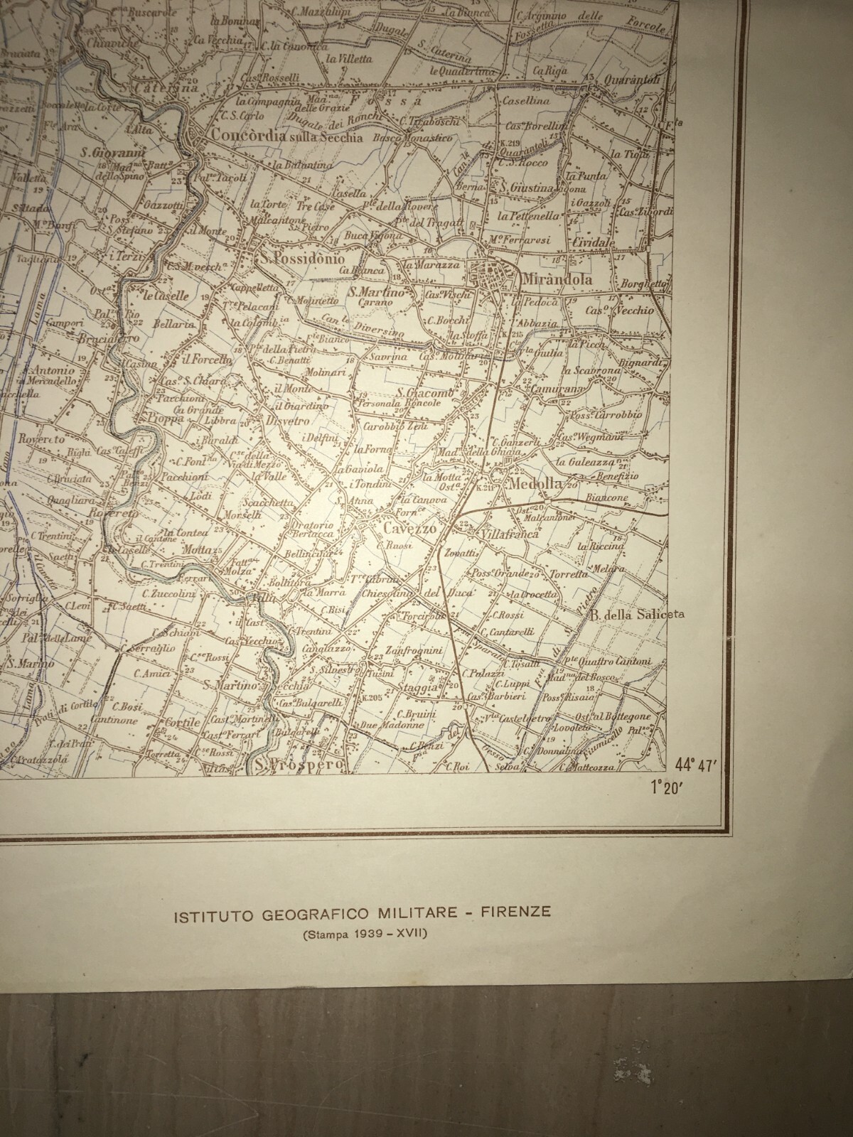 Militaria, Grande Cartografia d'Epoca: Cremona, Parma, Verona, Garda E Viabilità, 1939