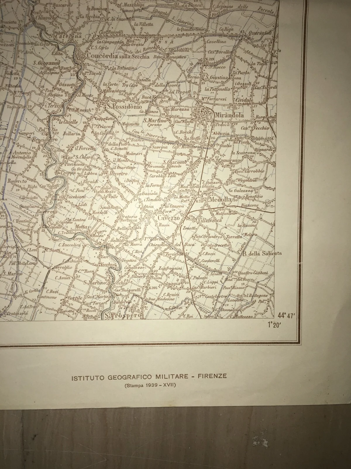 Militaria, Grande Cartografia d'epoca: Cremona, Parma, Verona, Garda e Viabilità, 1939