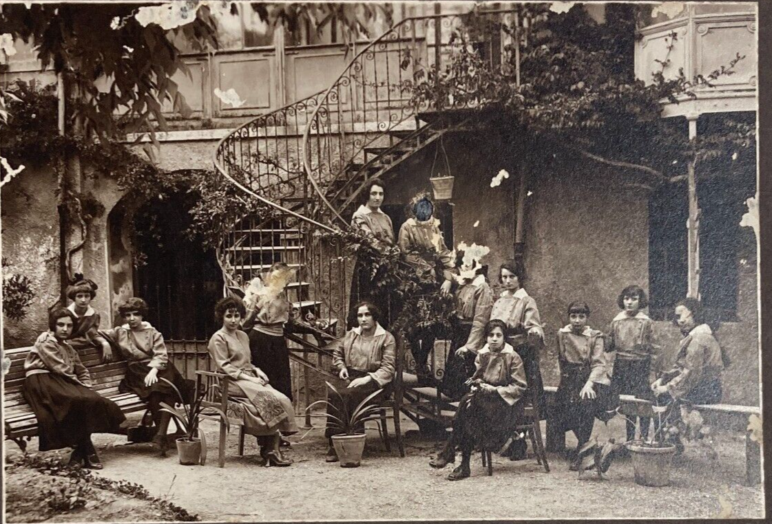 Marche, Ascoli Piceno: Antica Fotografia Dello Studio Coppola   Convitto Santa Maria Delle Vergini