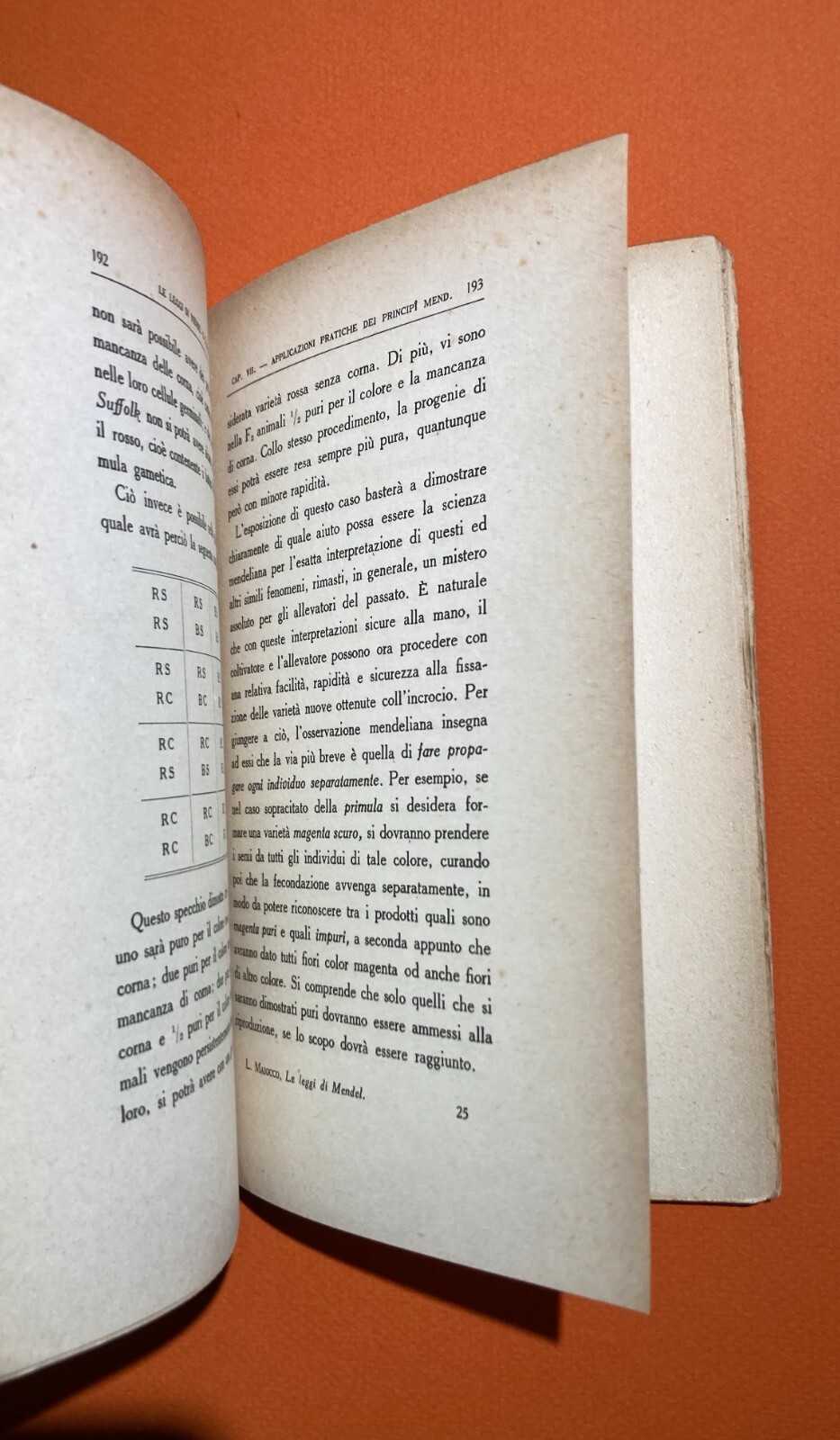 Le Leggi Di Mendel E L'Eredità. Francesco Luigi Maiocco. Bocca, 1918
