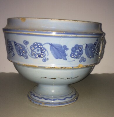 Zuppiera In Ceramica Popolare Abruzzese, XIX Secolo