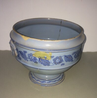 Zuppiera In Ceramica Popolare Abruzzese, XIX Secolo