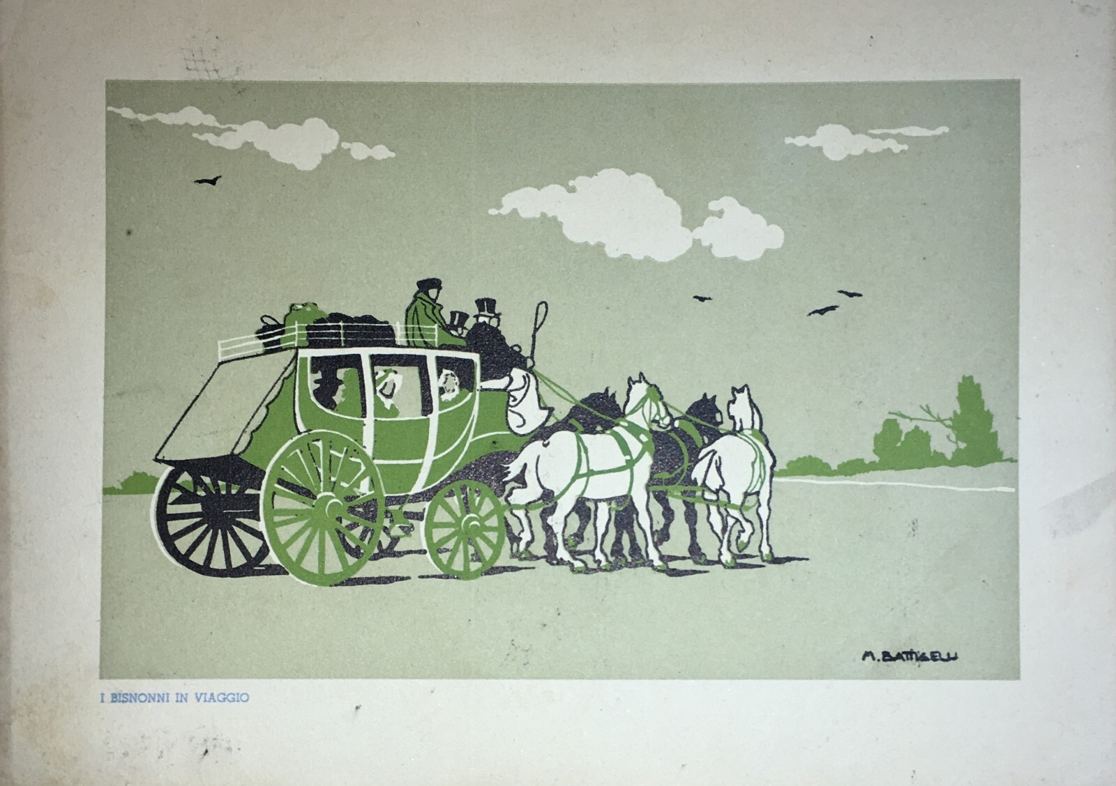 Artistica Illustrazione: Marina Battigelli   I Bisnonni In Viaggio   Wassermann