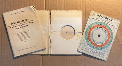Fecondazione E Sterilità Della Donna: Indicatore C.P. Per Regole   Petrone, Nizza   1946