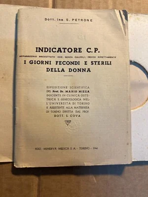 Fecondazione e Sterilità della Donna: Indicatore C.p. Per Regole Petrone, Nizza 1946