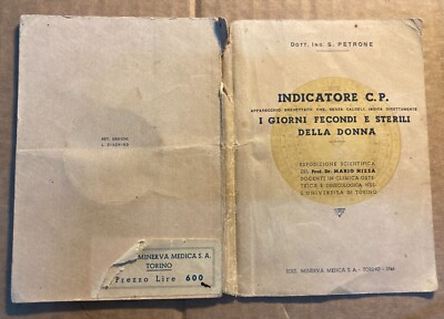 Fecondazione E Sterilità Della Donna: Indicatore C.P. Per Regole   Petrone, Nizza   1946