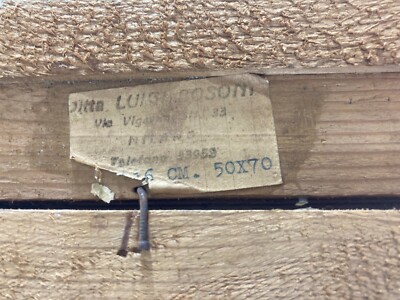 Cornice In Legno Laccato Con Decoro Fiorentino Bosoni   Milano